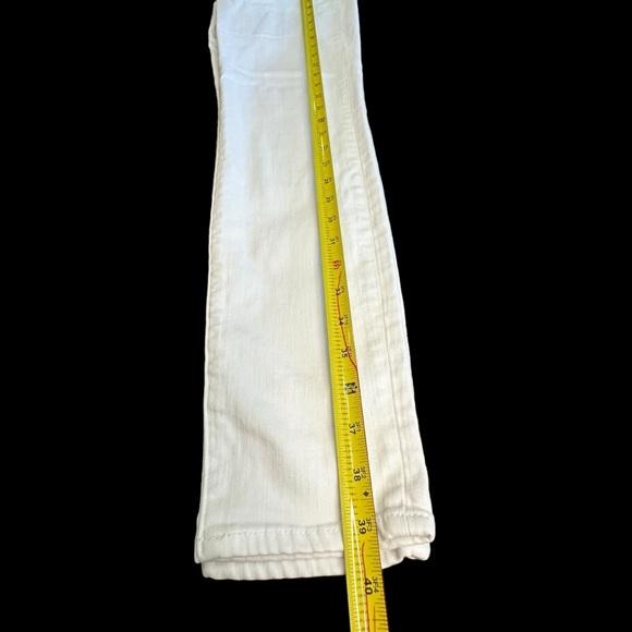 J BRAND MARIA HIGH-RISE WHITE SKINNY JEANS COMFORT STRETCH, ZIPPER FLY. SIZE 29. - Picture 8 of 10